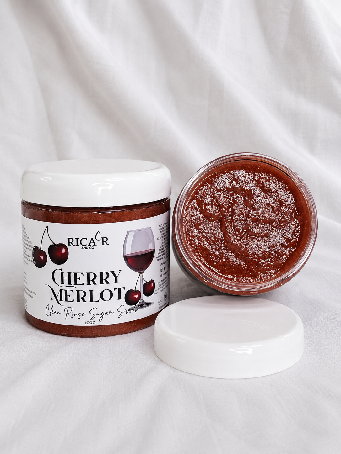Cherry Merlot Clean Rinse Sugar Scrub